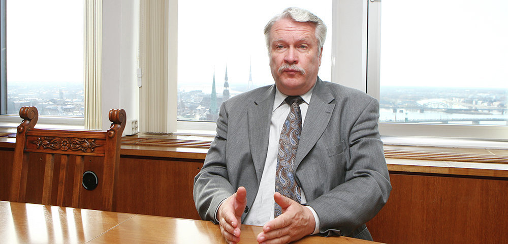 Министр земледелия Латвии Янис Дуклавс.