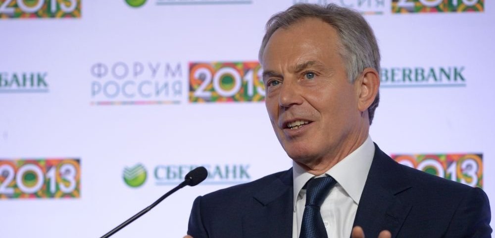 Бывший премьер-министр Великобритании Тони Блэр.