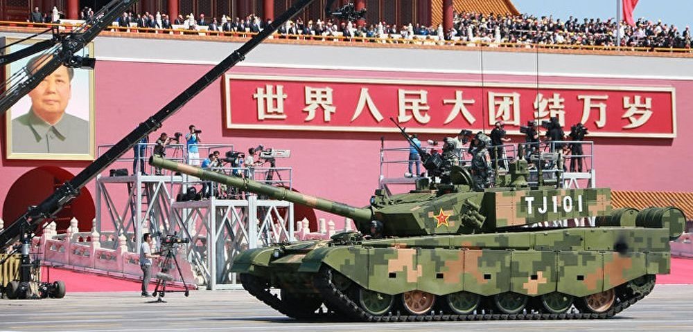 Основной боевой танк Type 99 A2 Народно-освободительной армии Китая.