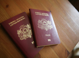 Паспорт гражданина Латвии. 