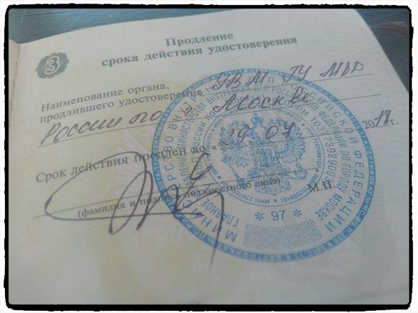 Удостоверение о предоставлении политического убежища Иллариону Гирсу.