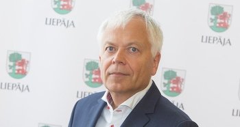 Мэр Лиепаи Улдис Сескс. Мэр Лиепаи Улдис Сескс.