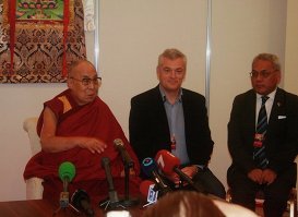 Духовные учения Далай-ламы в Риге.