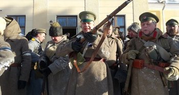 В Таллине прошли военно-исторические реконструкции сражений, посвященных 100-летнему юбилею независимости Эстонии.