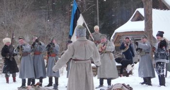 В Таллине прошли военно-исторические реконструкции сражений, посвященных 100-летнему юбилею независимости Эстонии.