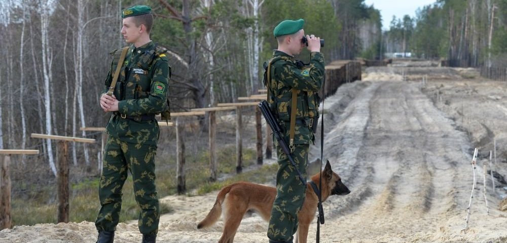 Белорусские пограничники.