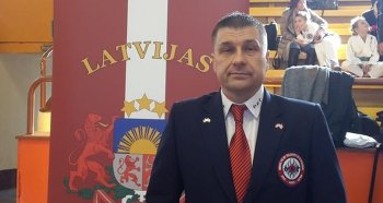 Председатель латвийской федерации «Josu i karate» Виталий Касьянов.