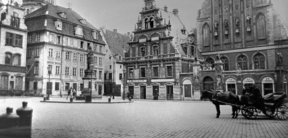 Площадь в Риге, 1900 год