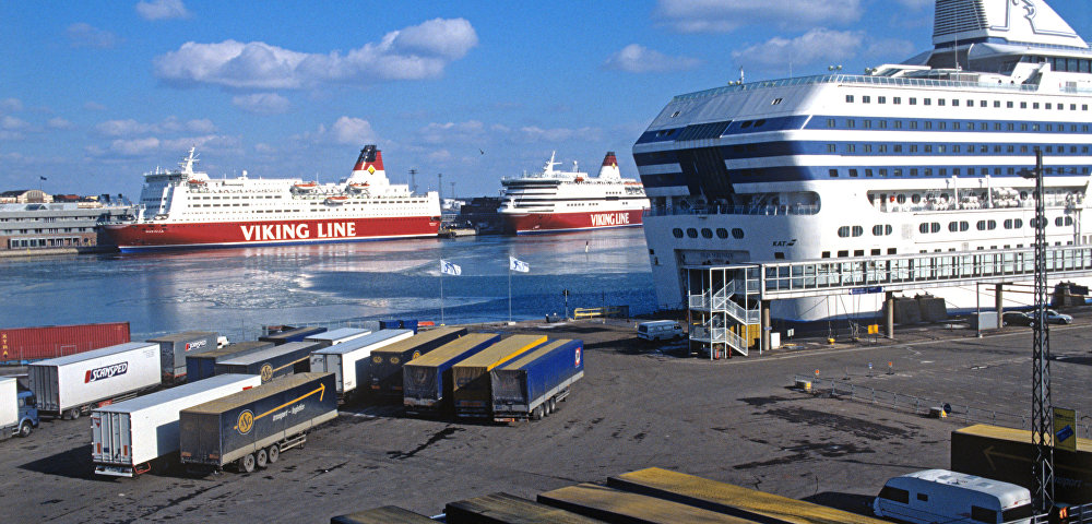 Порт в Хельсинки 