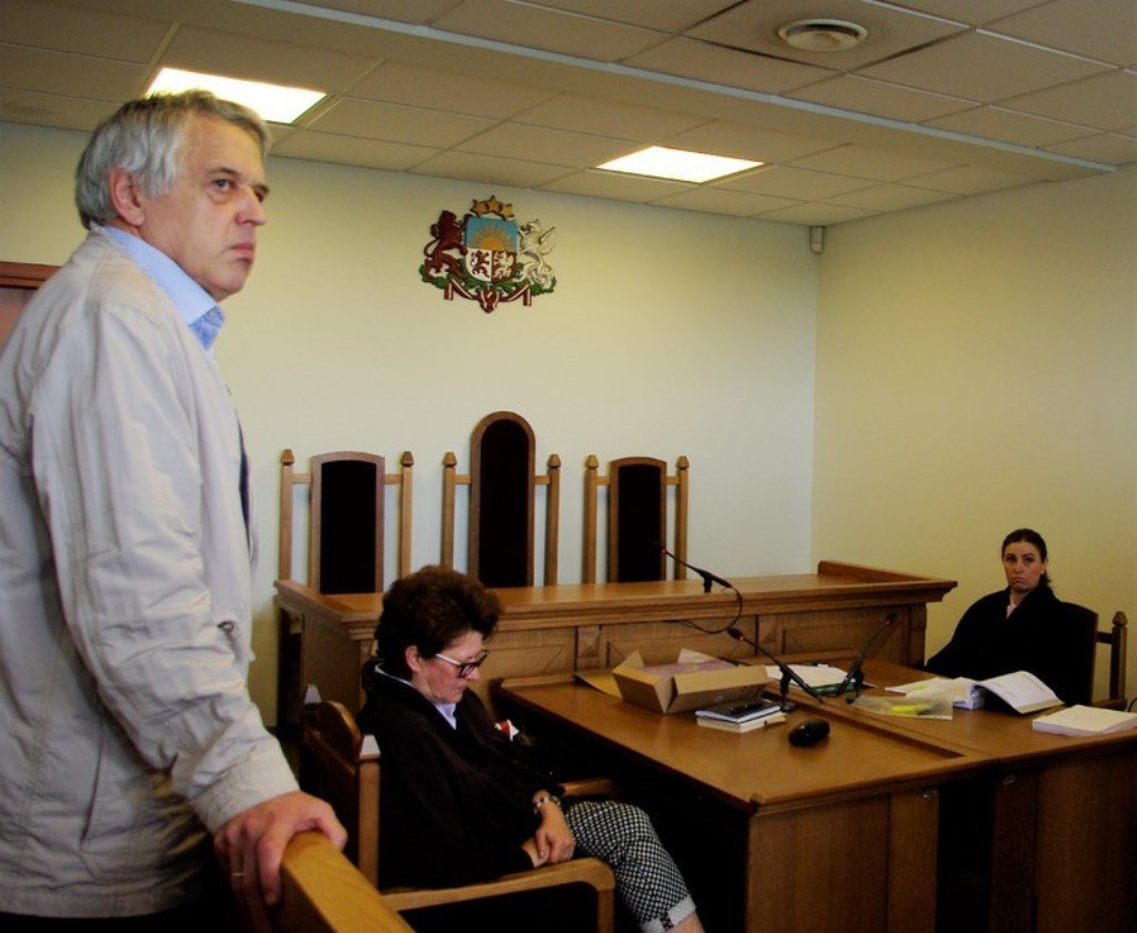 Александр Гапоненко в зале суда