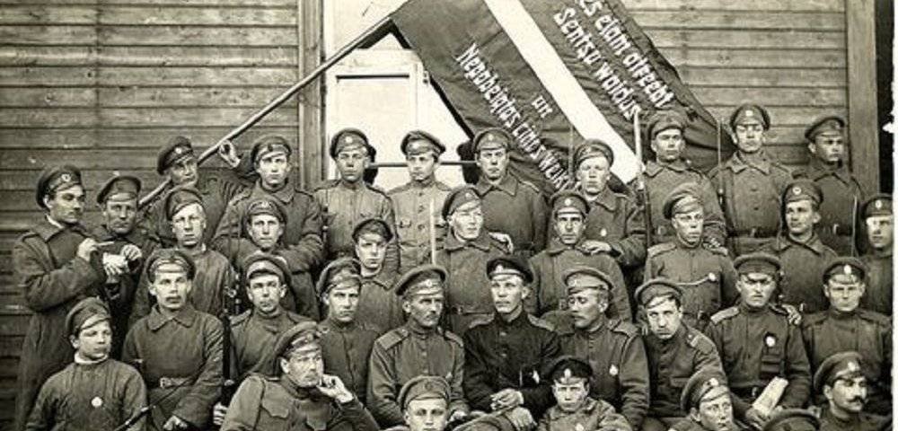 Латышские стрелки, 1917 год