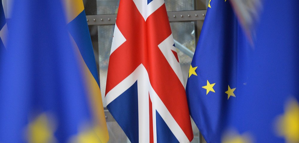 Флаг Великобритании на саммите ЕС
