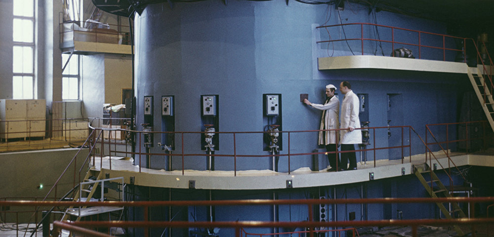 Атомный реактор в городе Саласпилсе под Ригой, 1985 год