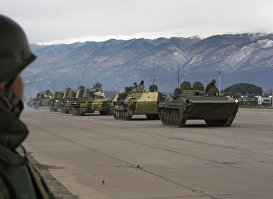 Российская военная база в Абхазии