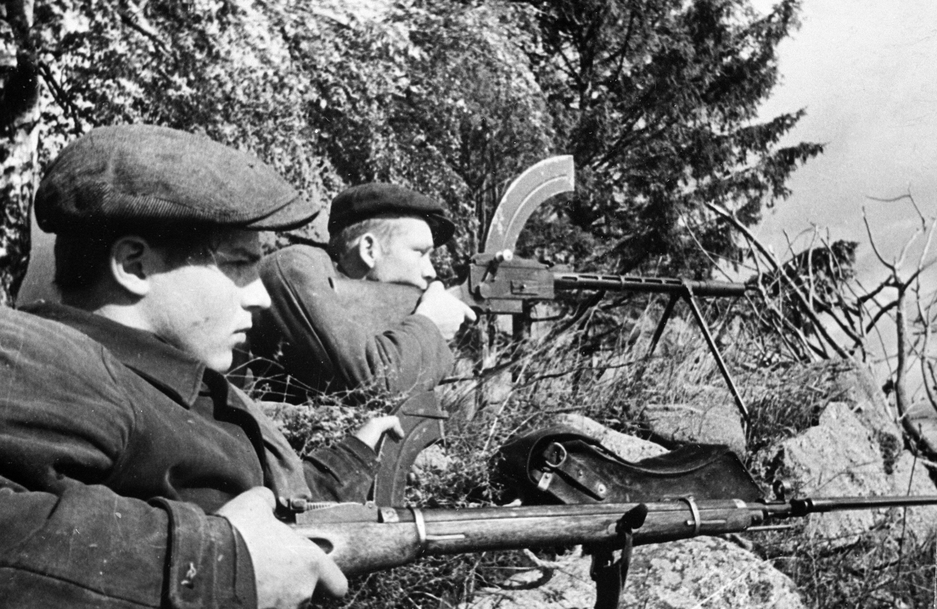 Партизаны в засаде, 1941 год