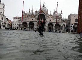 Венеция на 75% затоплена водой