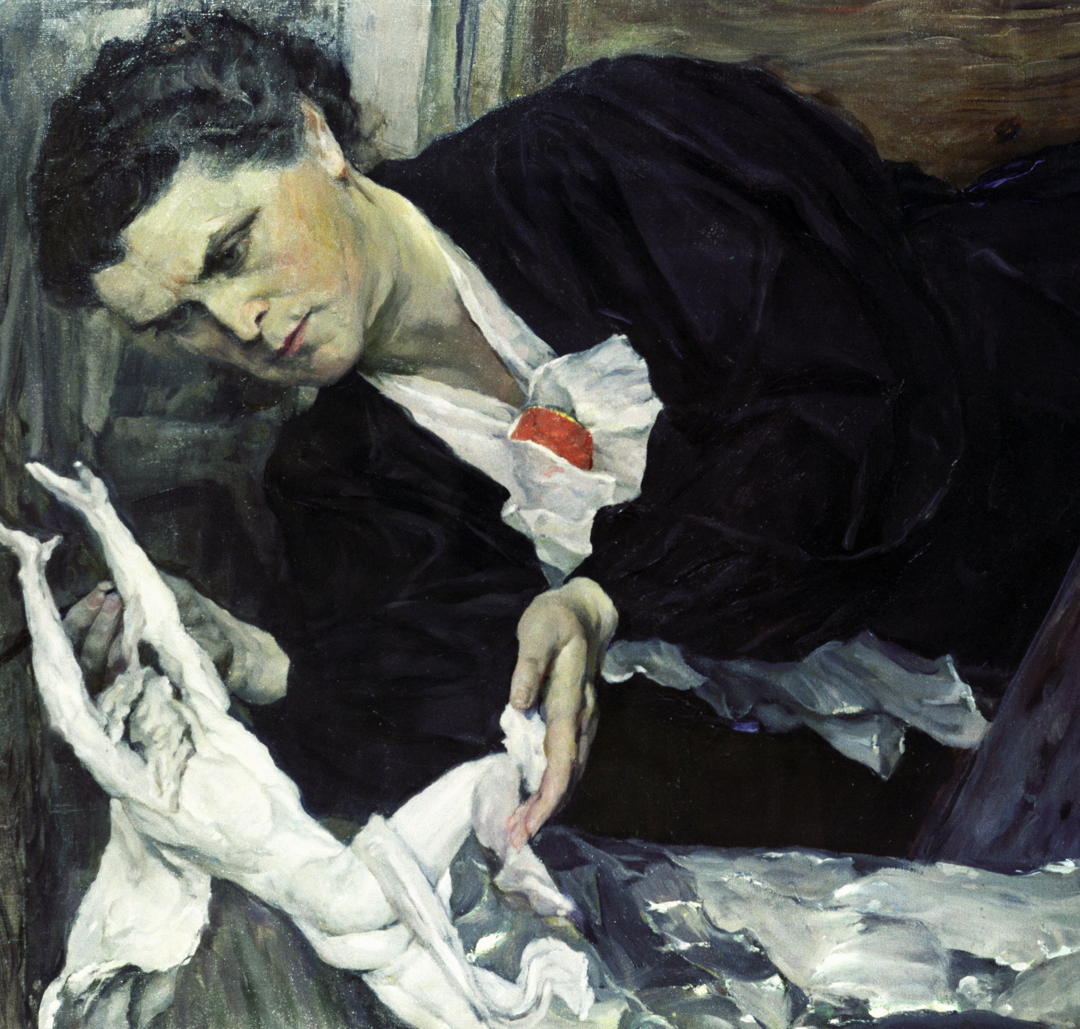 Портрет скульптора Веры Мухиной работы художника Михаила Нестерова, 1940 год.