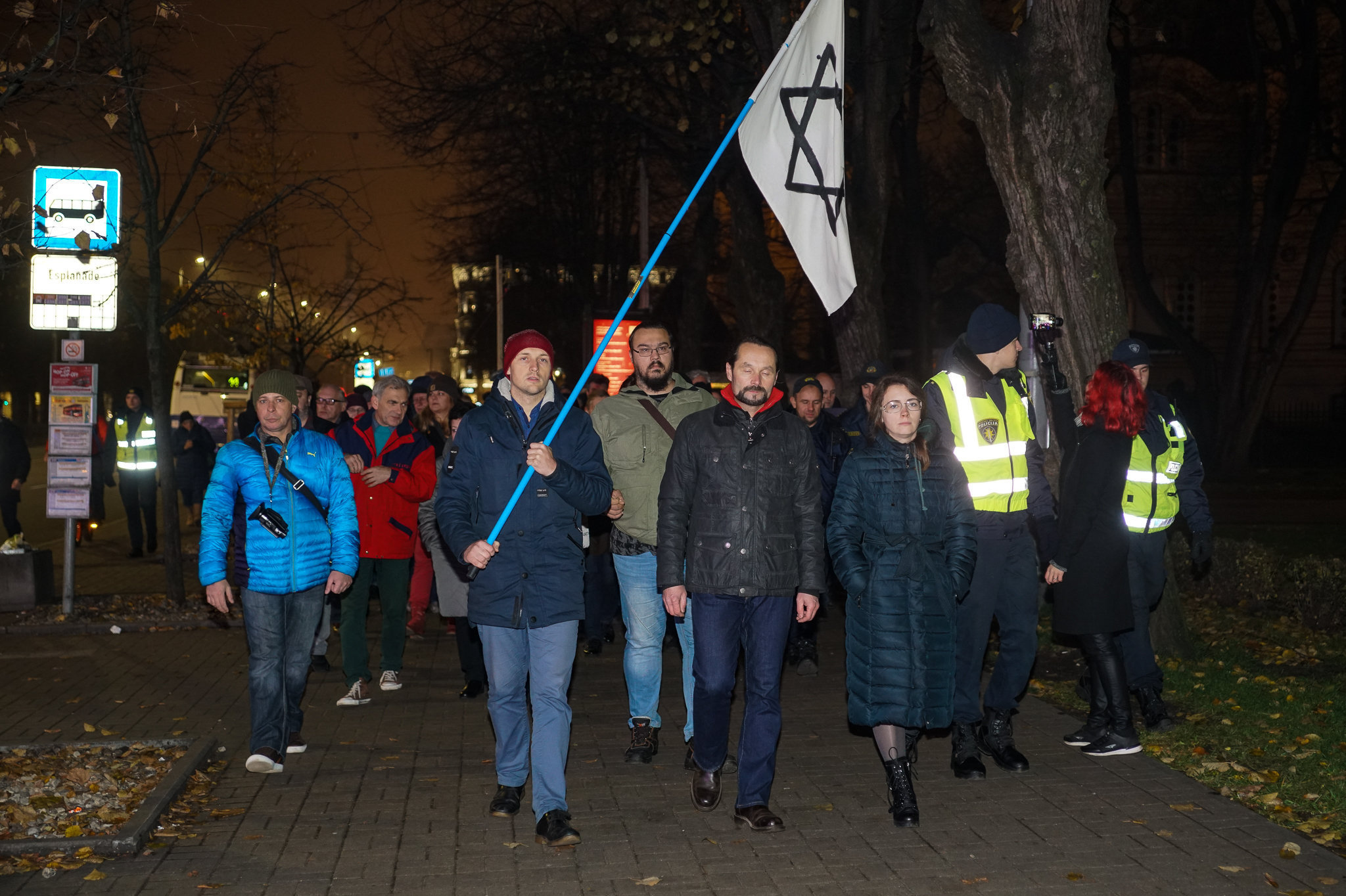 Шествие Памяти в Риге в преддверии Международного Дня против фашизма, расизма и антисемитизма