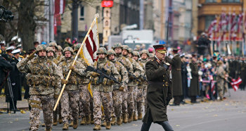 Праздничный парад в честь Дня Лачплесиса в Риге, 11 ноября 2018