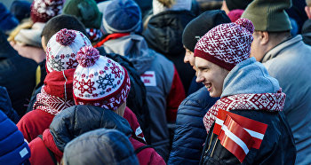 Военный парад в честь столетия Латвии 