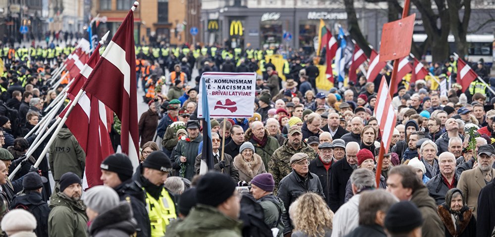 Шествие легионеров в Риге, 16 марта 2019 Шествие легионеров в Риге, 16 марта 2019