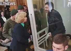 Встреча Кирилла Вышинского и Татьяны Москальковой перед заседанием суда