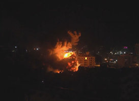 Израиль атаковал Министерство внутренних дел Палестины с воздуха