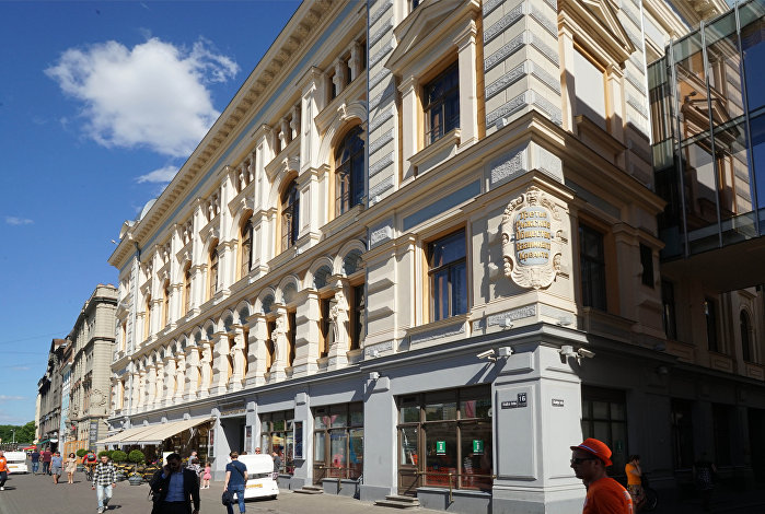Здание, в котором размещается Русский театр в Риге