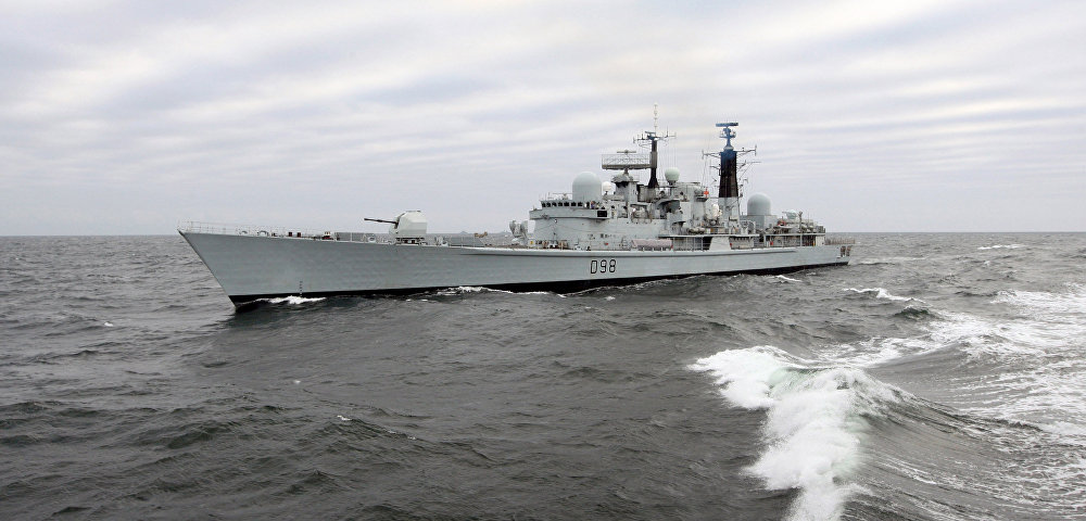 Эсминец ВМС Великобритании "Йорк"