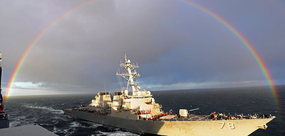 Эсминец ВМС США Портер, архивное фото