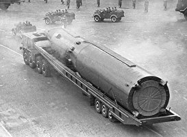 Межконтинентальная баллистическая ракета на военном параде, 1965 год