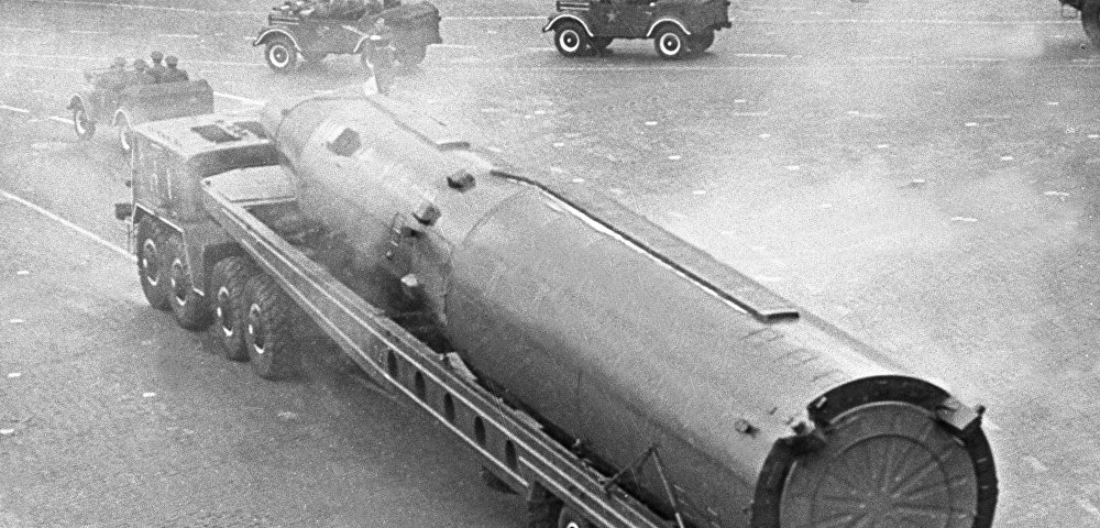 Межконтинентальная баллистическая ракета на военном параде, 1965 год