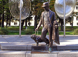 Памятник Павлу Дубровину в  Даугавпилсе