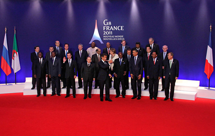 Саммит "Большой восьмерки" в Довиле. 2011