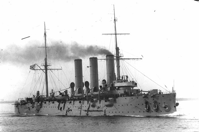 Крейсер Аврора в 1910 году