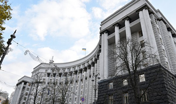 Здание правительства Украины в Киеве.