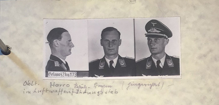 Копии фотографий из картотеки Гестапо Харро Шульце -Бойзен