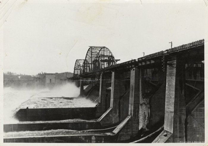 Кегумская ГЭС в 1939 году