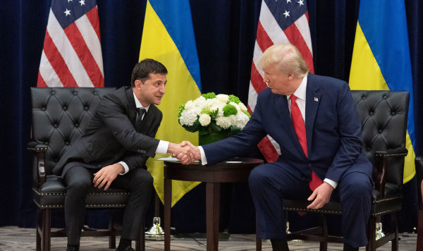 Президент Украины Владимир Зеленский встретился в Нью-Йорке с Президентом США Дональдом Трампом, 25 сентября 2019