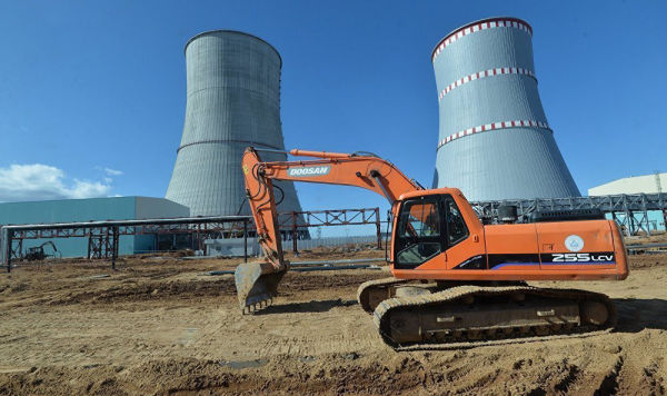 Строительство Белорусской АЭС в Островце